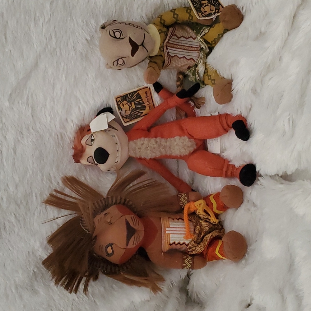 Set of 3 Characters From The Lion King